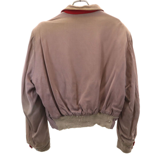 TALON 60s Vintage Reversible Gabardine Jacket Maroon