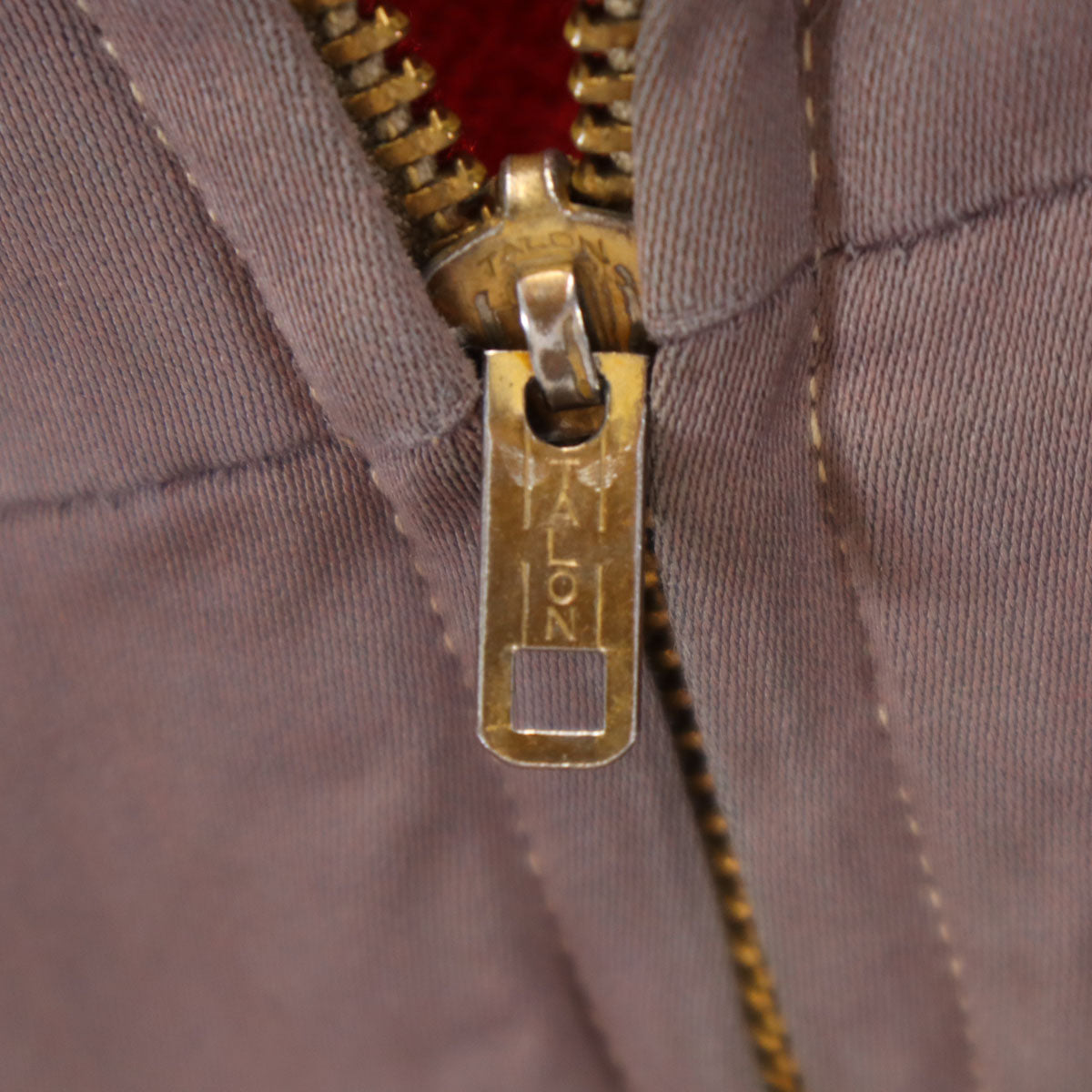 TALON 60s Vintage Reversible Gabardine Jacket Maroon