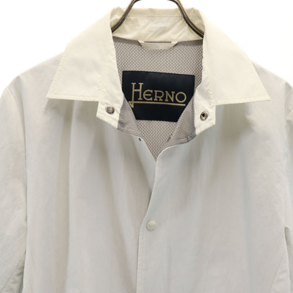 Herno Italian Made Coach Jacket White Size 48