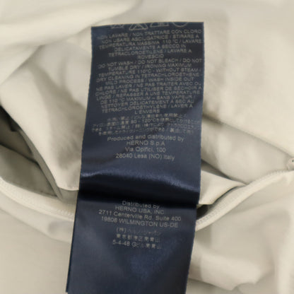 Herno Italian Made Coach Jacket White Size 48