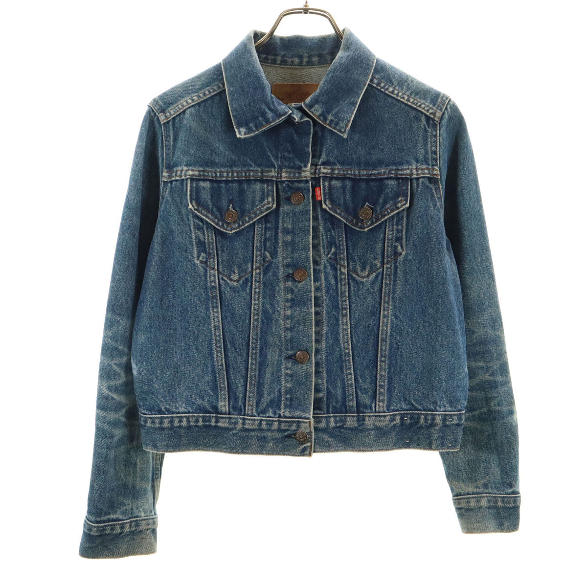 Levi's 70s Vintage Trucker Denim Jacket Washed Blue Size L