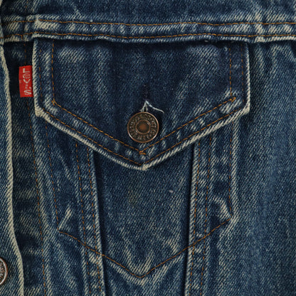 Levi's 70s Vintage Trucker Denim Jacket Washed Blue Size L