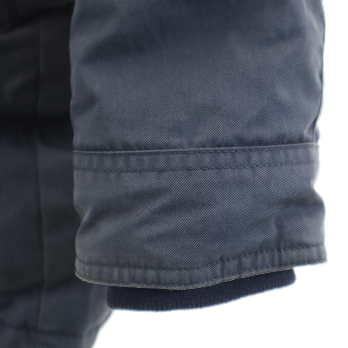 Pyrenex Raccoon Fur Trim Down Jacket Blue Size 38