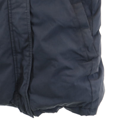 Pyrenex Raccoon Fur Trim Down Jacket Blue Size 38