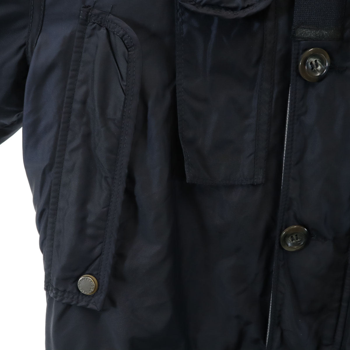 PARAJUMPERS Navy Down Coat with Liner Size S