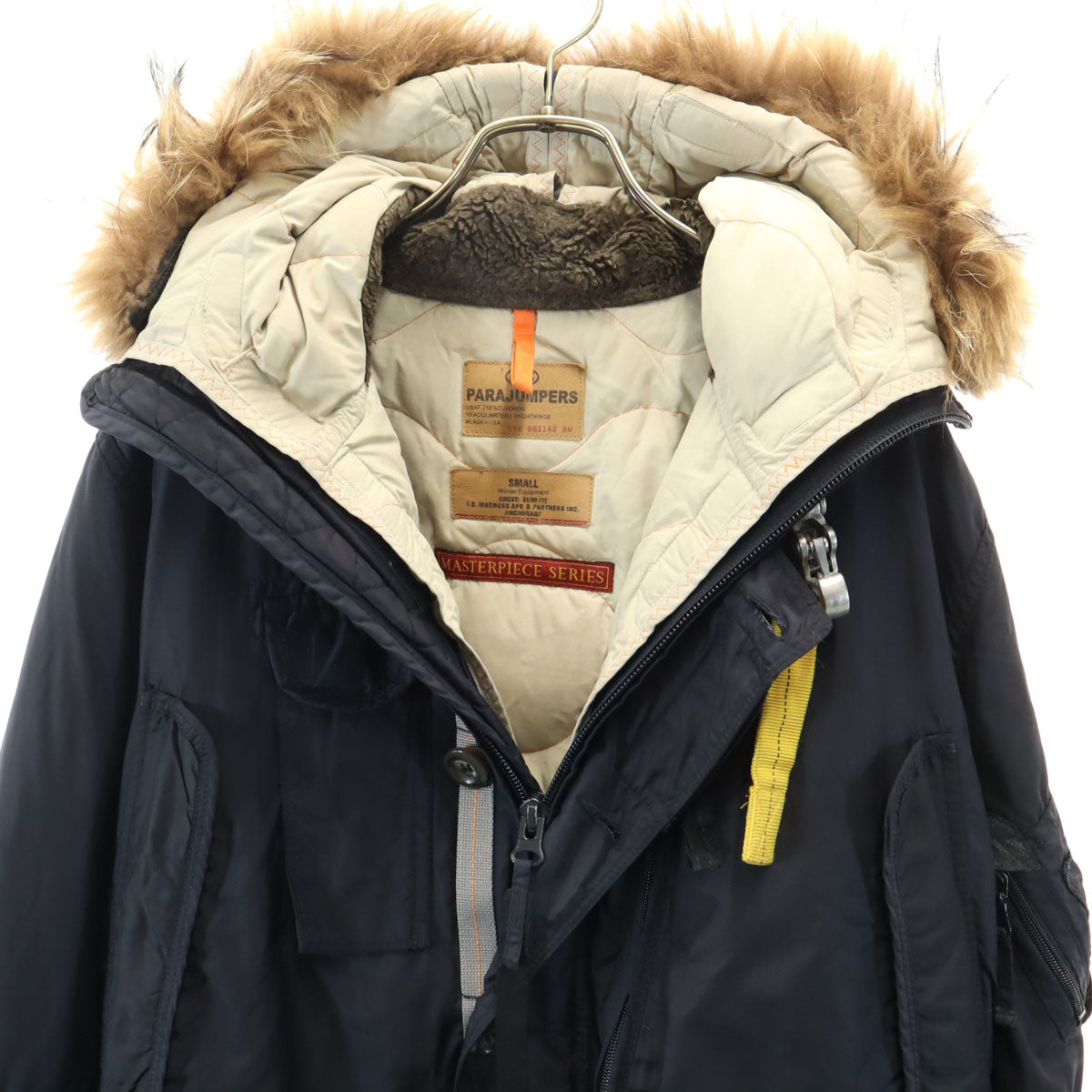 PARAJUMPERS Navy Down Coat with Liner Size S