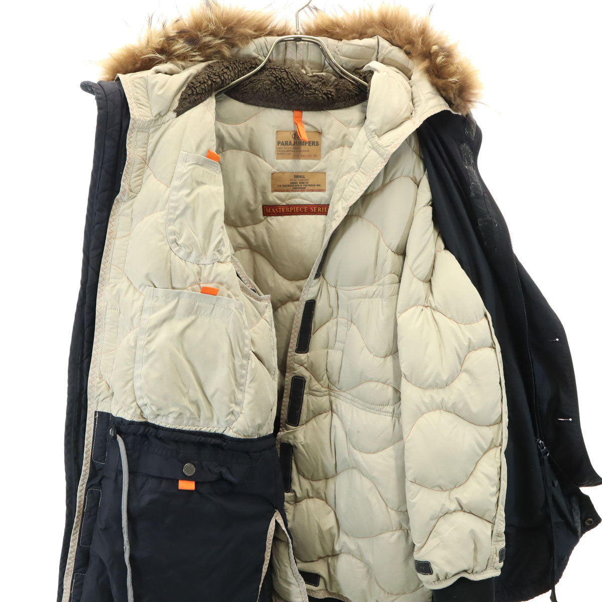 PARAJUMPERS Navy Down Coat with Liner Size S