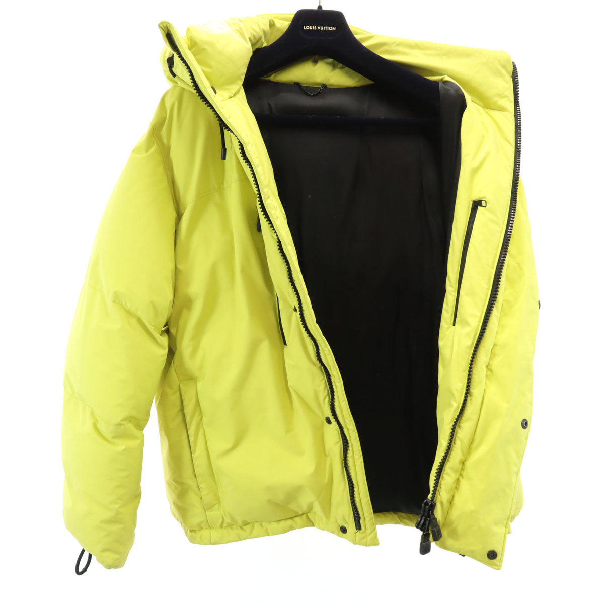 LOUIS VUITTON French Down Jacket Yellow Size 44
