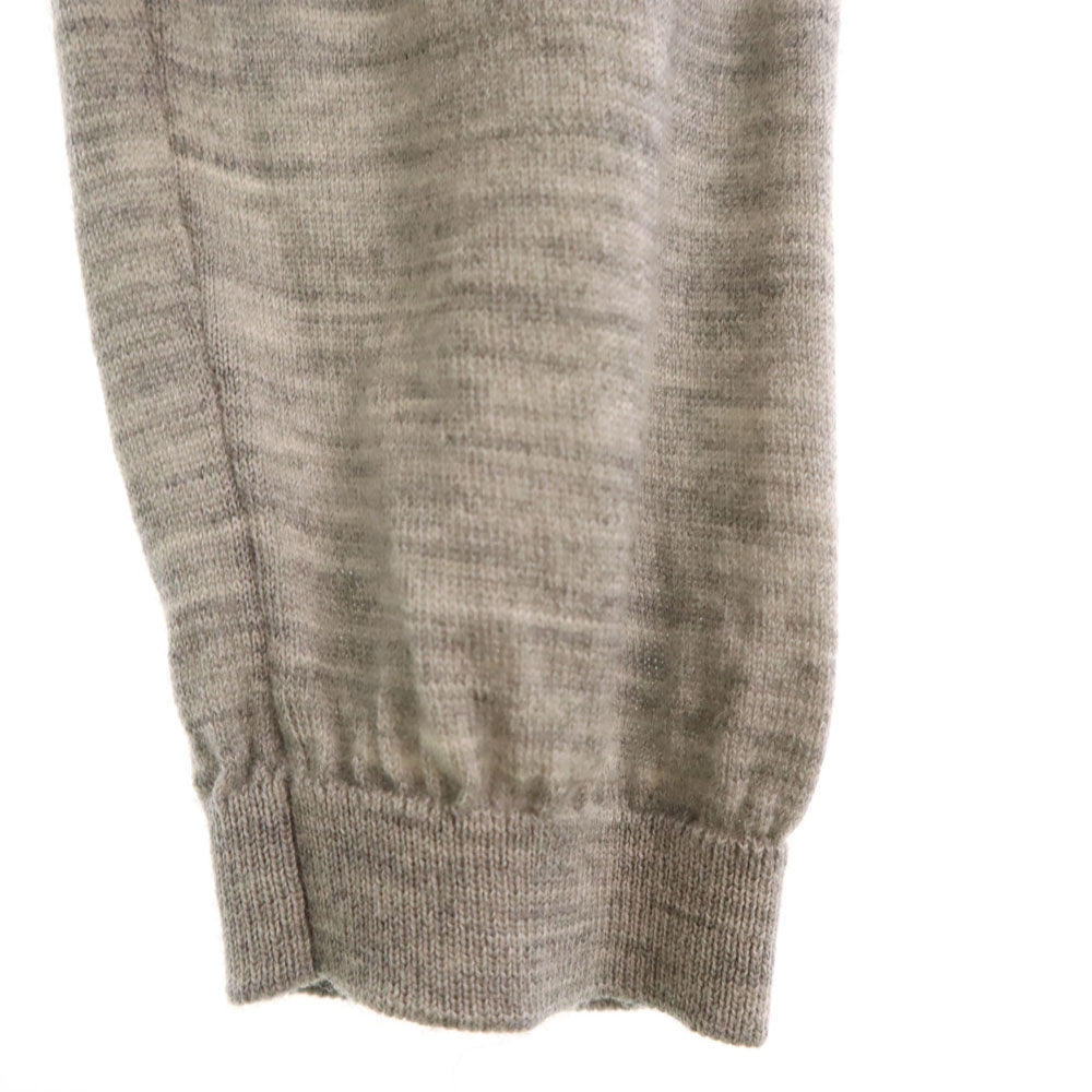 GUCCI Italian Wool Blend Long Cardigan Gray