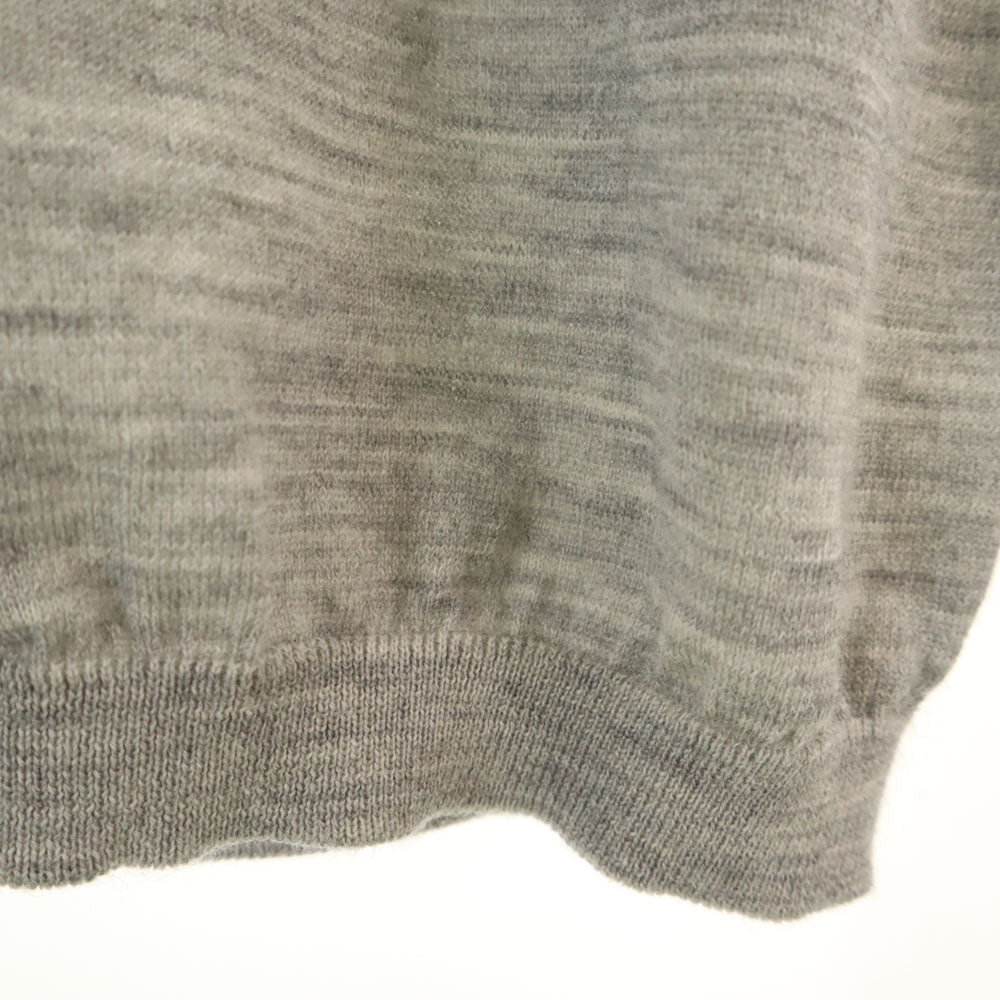 GUCCI Italian Wool Blend Long Cardigan Gray