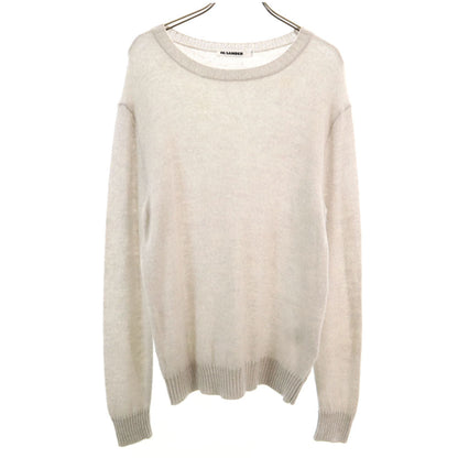 JIL SANDER Made in Italy Wool Blend Long Sweater Gray Size 46