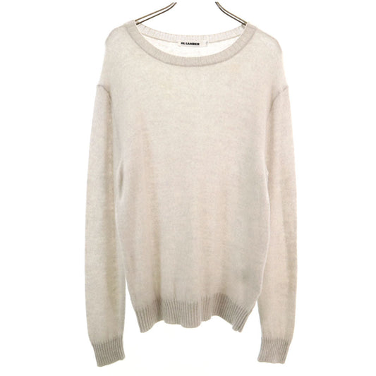 JIL SANDER Made in Italy Wool Blend Long Sweater Gray Size 46