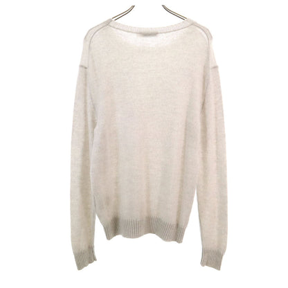 JIL SANDER Made in Italy Wool Blend Long Sweater Gray Size 46