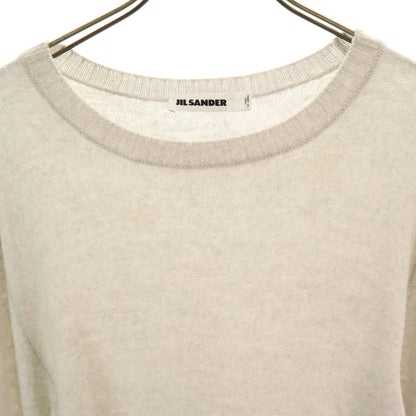 JIL SANDER Made in Italy Wool Blend Long Sweater Gray Size 46
