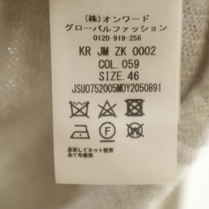 JIL SANDER Made in Italy Wool Blend Long Sweater Gray Size 46