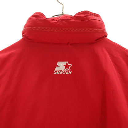 STARTER 90s NBA Chicago Bulls Half-Zip Jacket Red Size L
