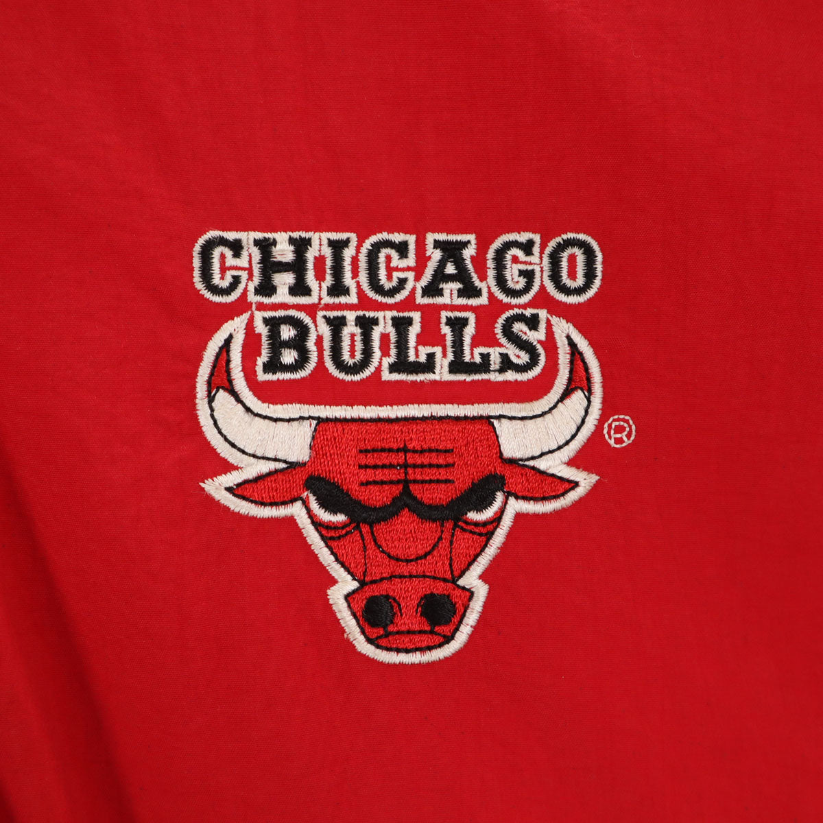STARTER 90s NBA Chicago Bulls Half-Zip Jacket Red Size L