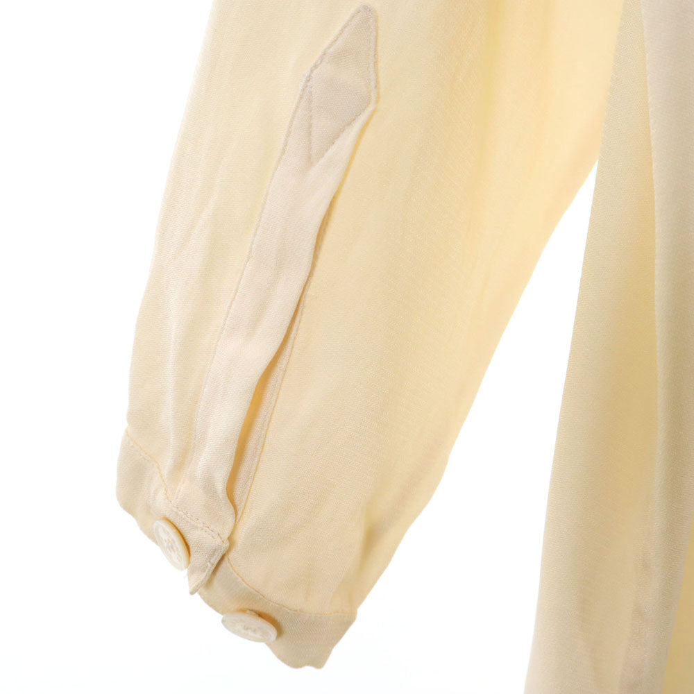 HERMES French Silk Blend Old Long Sleeve Shirt Size 38