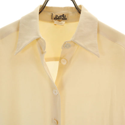 HERMES French Silk Blend Old Long Sleeve Shirt Size 38