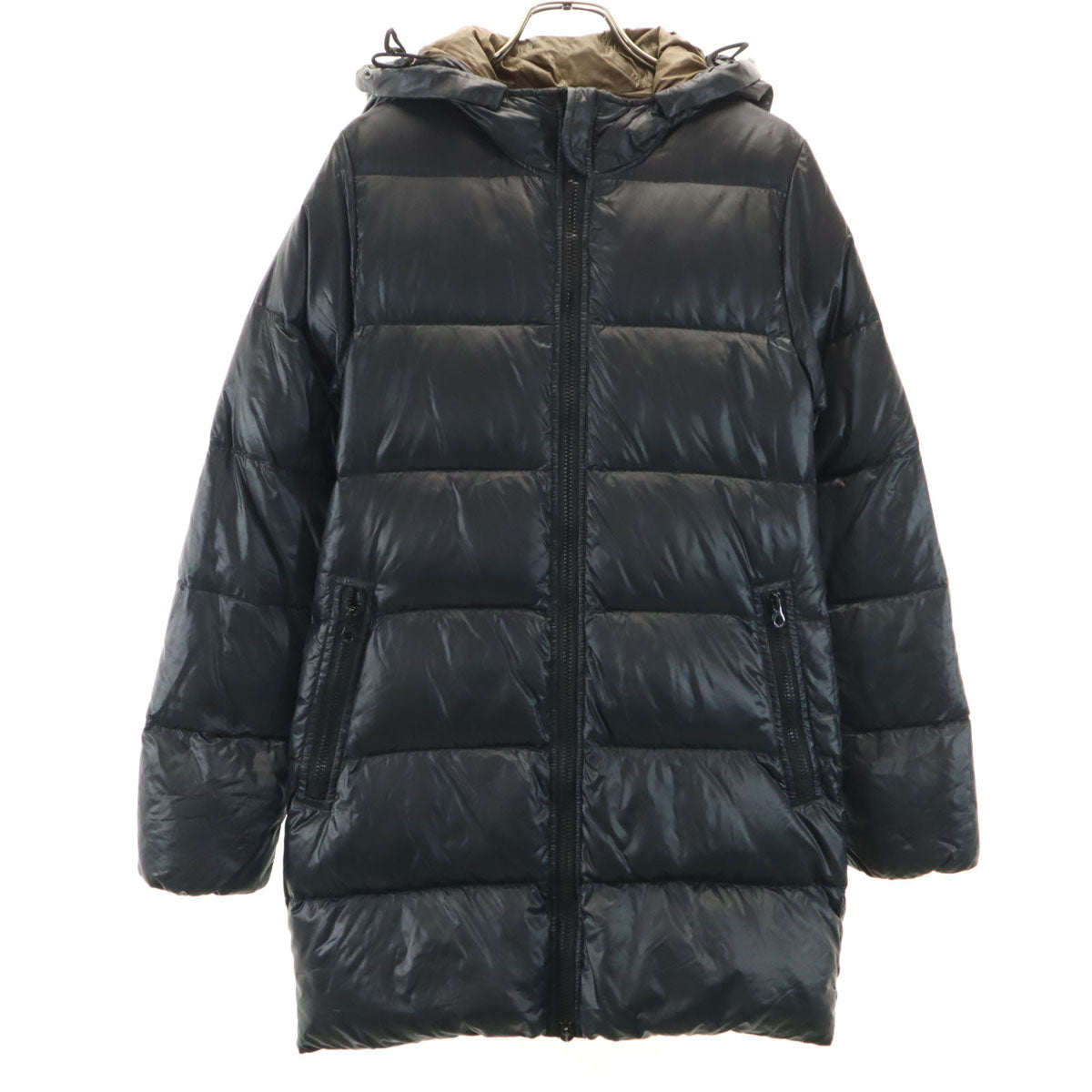 DUVETICA Black Down Jacket Size 38