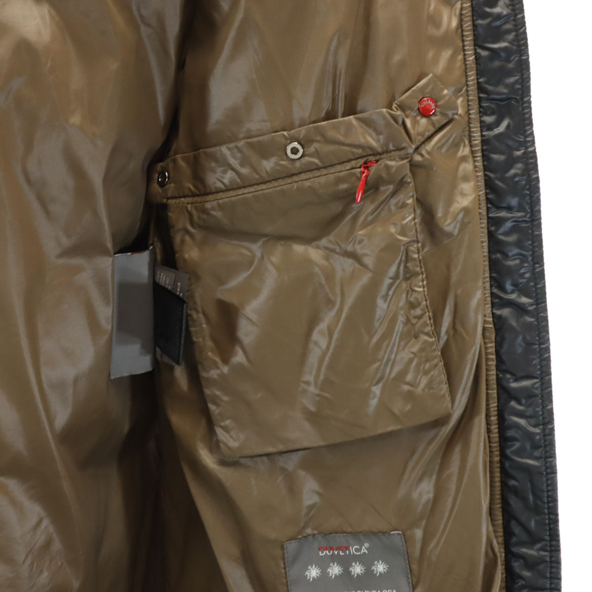 DUVETICA Black Down Jacket Size 38