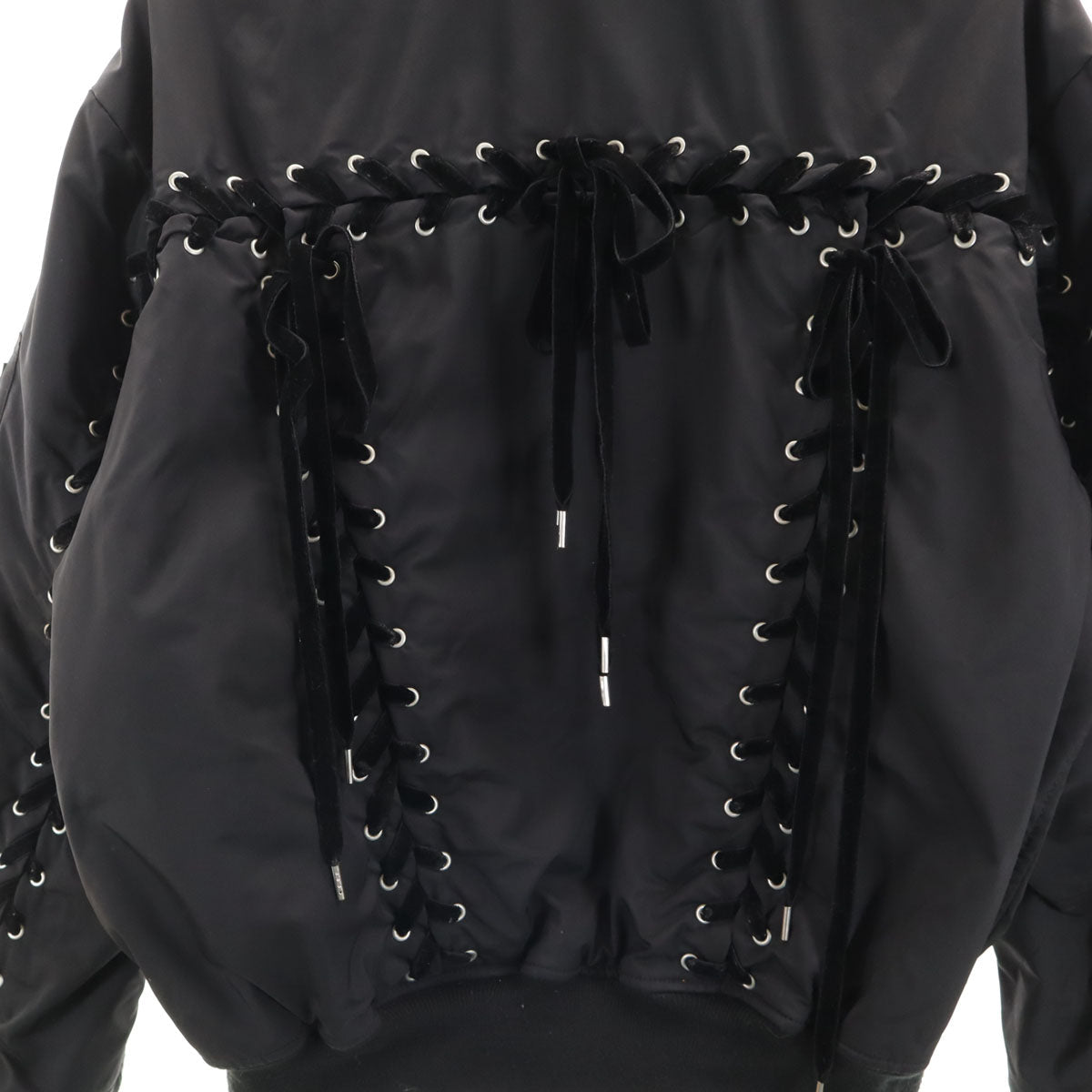 G.V.G.V. Lace-up Blouson Jacket Black Size 36