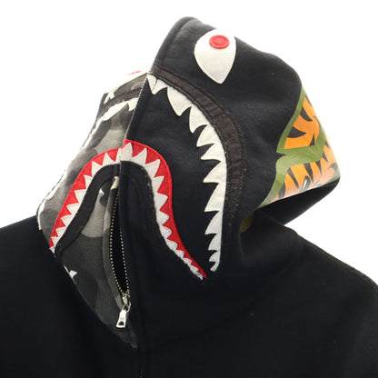 Bape A BATHING APE Shark Full Zip Hoodie Black Size M