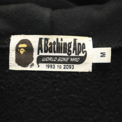 Bape A BATHING APE Shark Full Zip Hoodie Black Size M