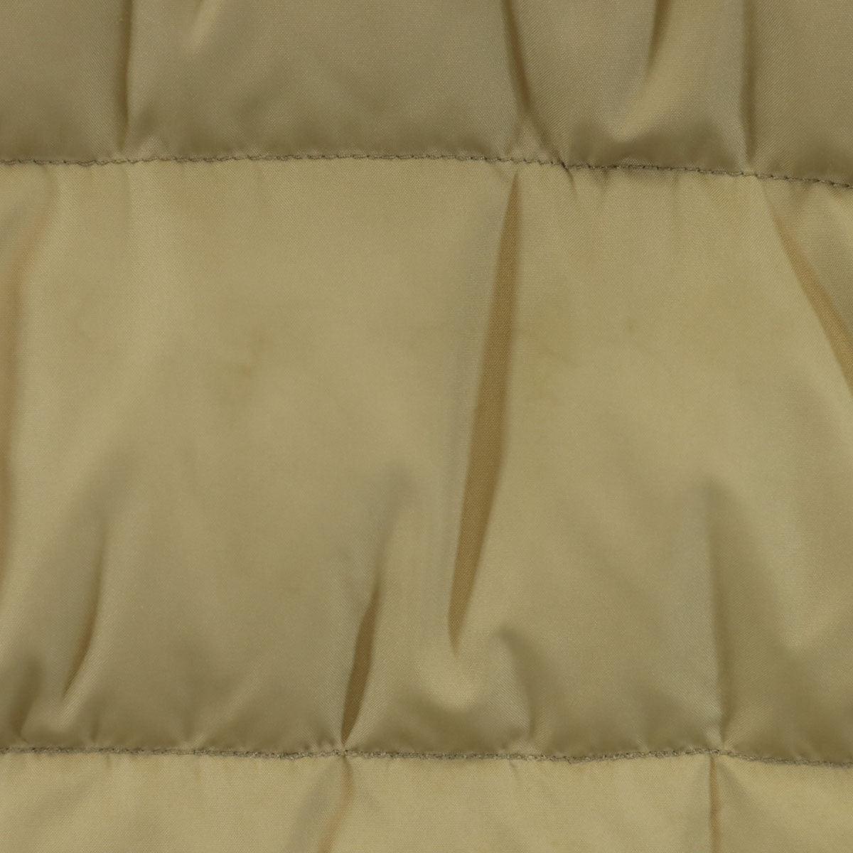 MONCLER Raccoon Fur Trim Down Jacket Beige