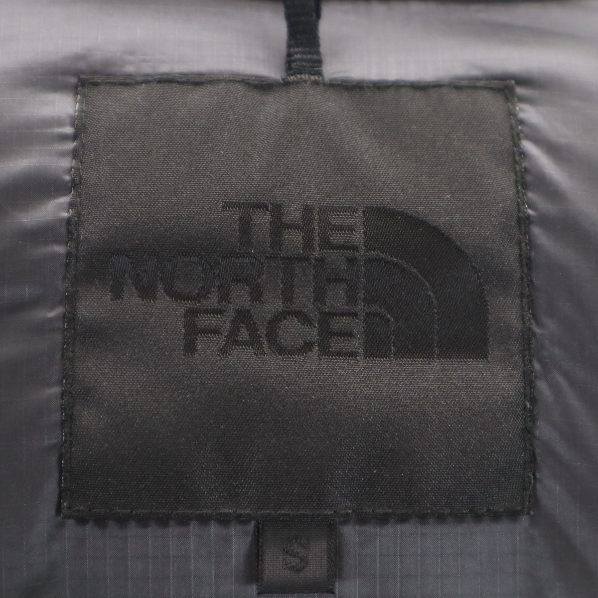THE NORTH FACE Down Jacket Charcoal Black Size S