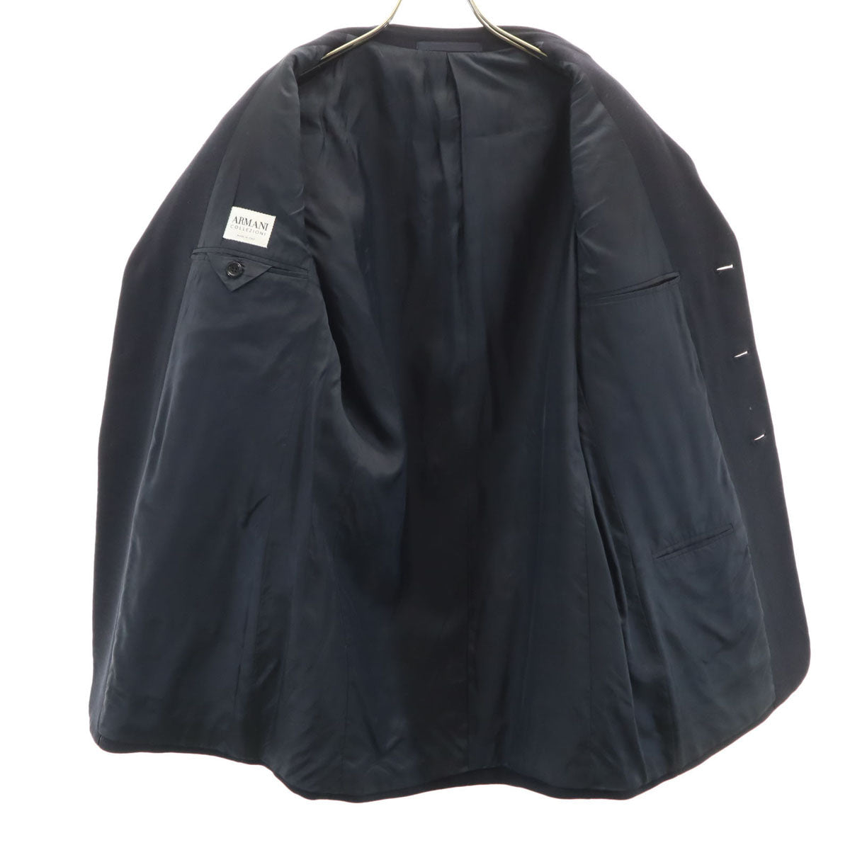 ARMANI COLLEZIONI Navy Italian Made Tailored Jacket Size 48