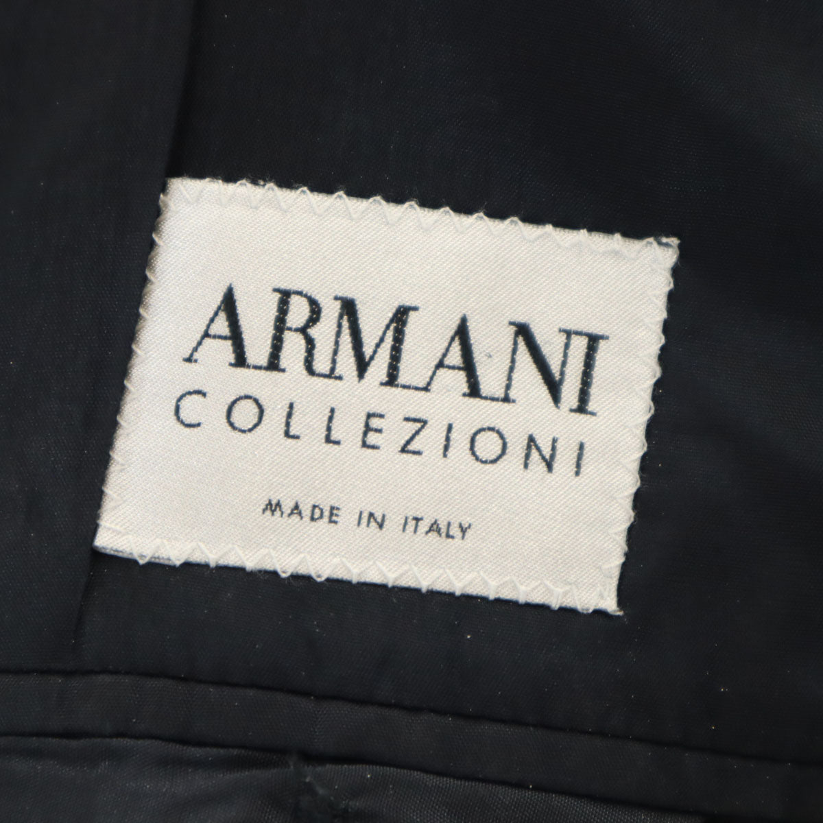 ARMANI COLLEZIONI Navy Italian Made Tailored Jacket Size 48