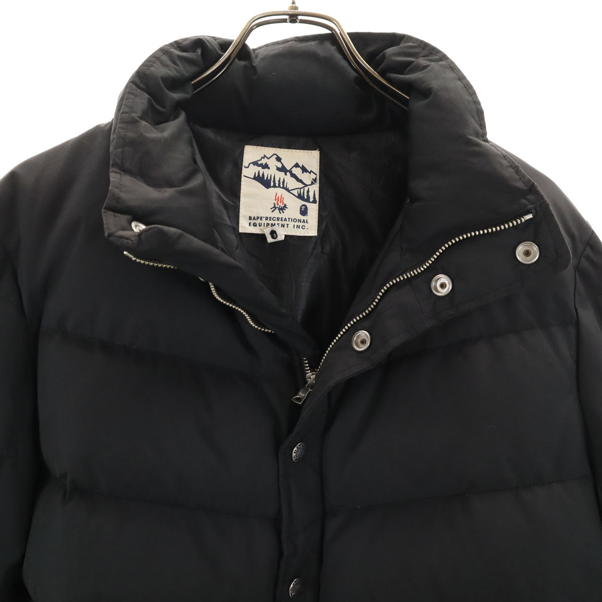 BAPE Black Down Jacket Size M