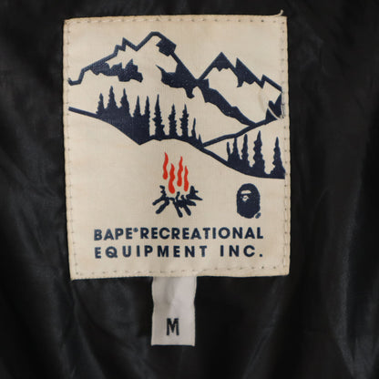 BAPE Black Down Jacket Size M