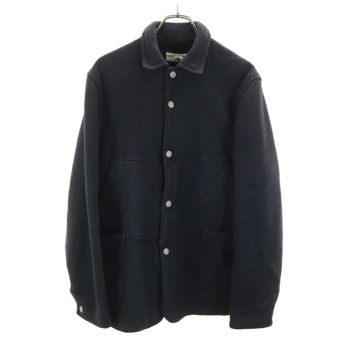 SASAFRAS Japan-Made Coverall Jacket Black Size M
