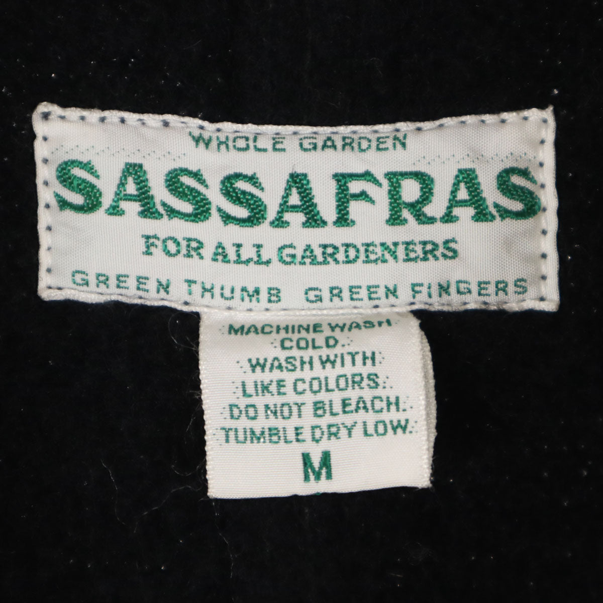 SASAFRAS Japan-Made Coverall Jacket Black Size M