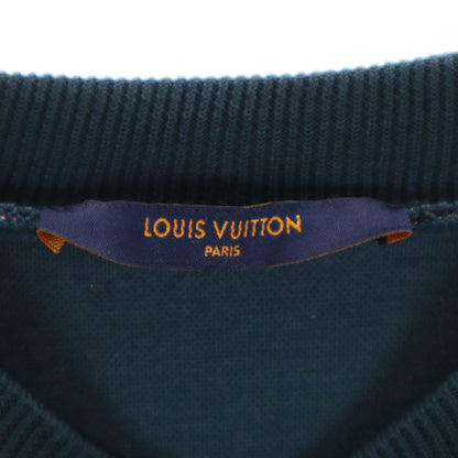 LOUIS VUITTON Monogram Jacquard Sweatshirt Charcoal Size M