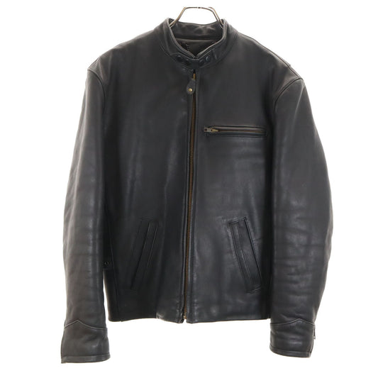 HARLEY DAVIDSON Leather Single Rider Jacket Black Size 36