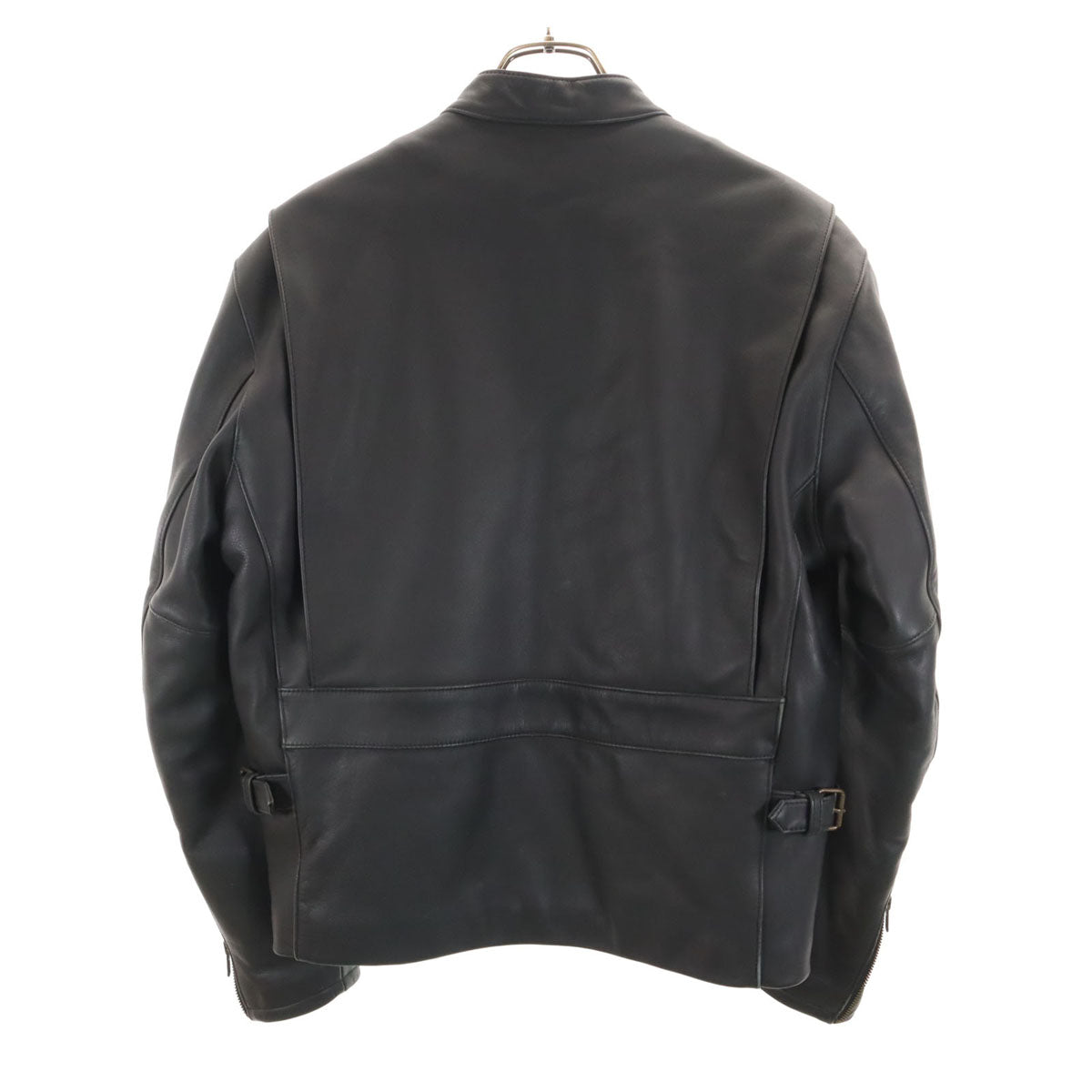 HARLEY DAVIDSON Leather Single Rider Jacket Black Size 36