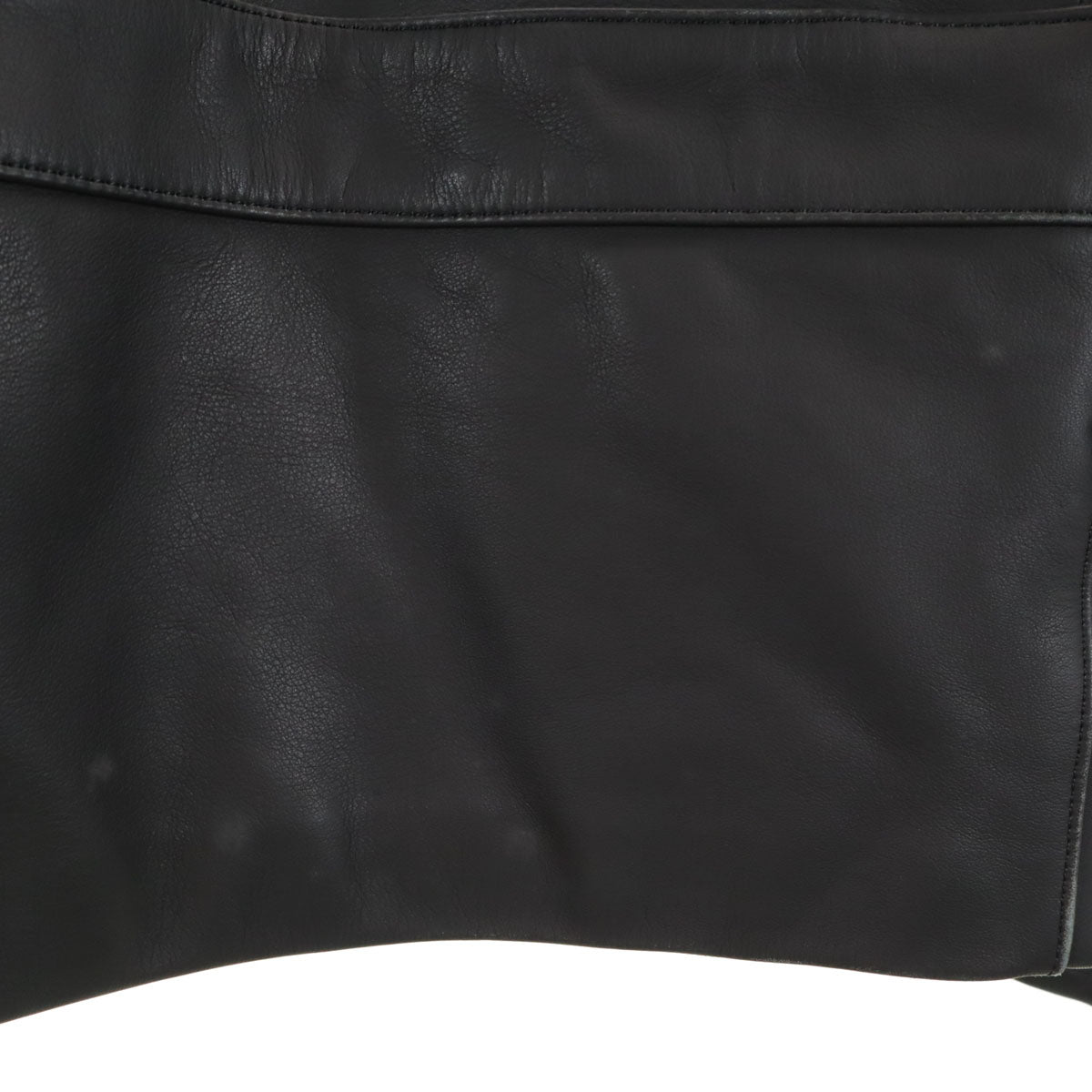 HARLEY DAVIDSON Leather Single Rider Jacket Black Size 36