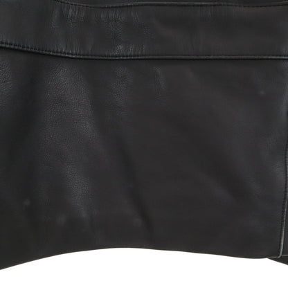 HARLEY DAVIDSON Leather Single Rider Jacket Black Size 36