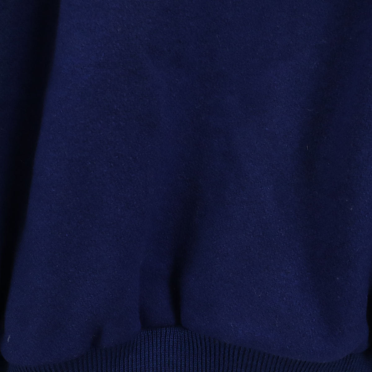 LASLEY KNITTING 60s Vintage Wool Varsity Jacket Navy Size 44