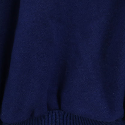 LASLEY KNITTING 60s Vintage Wool Varsity Jacket Navy Size 44