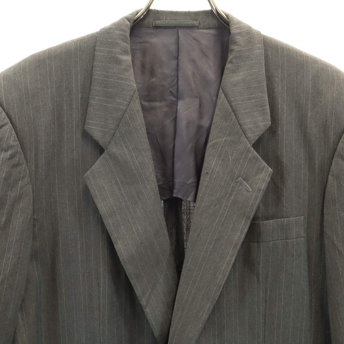 COMME des GARCONS HOMME 80s Stripe Blazer Gray Size S