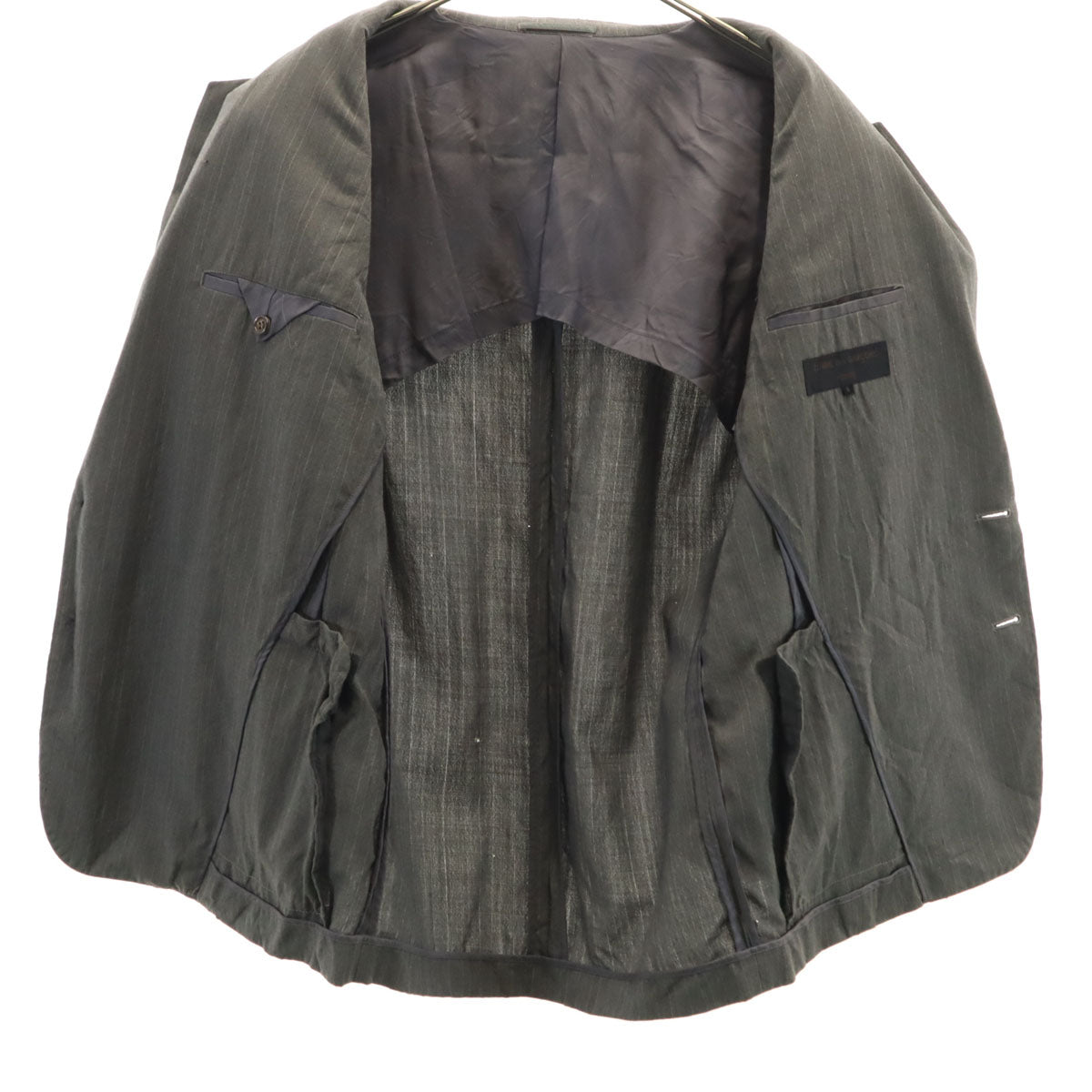 COMME des GARCONS HOMME 80s Stripe Blazer Gray Size S