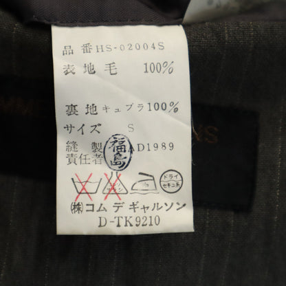 COMME des GARCONS HOMME 80s Stripe Blazer Gray Size S