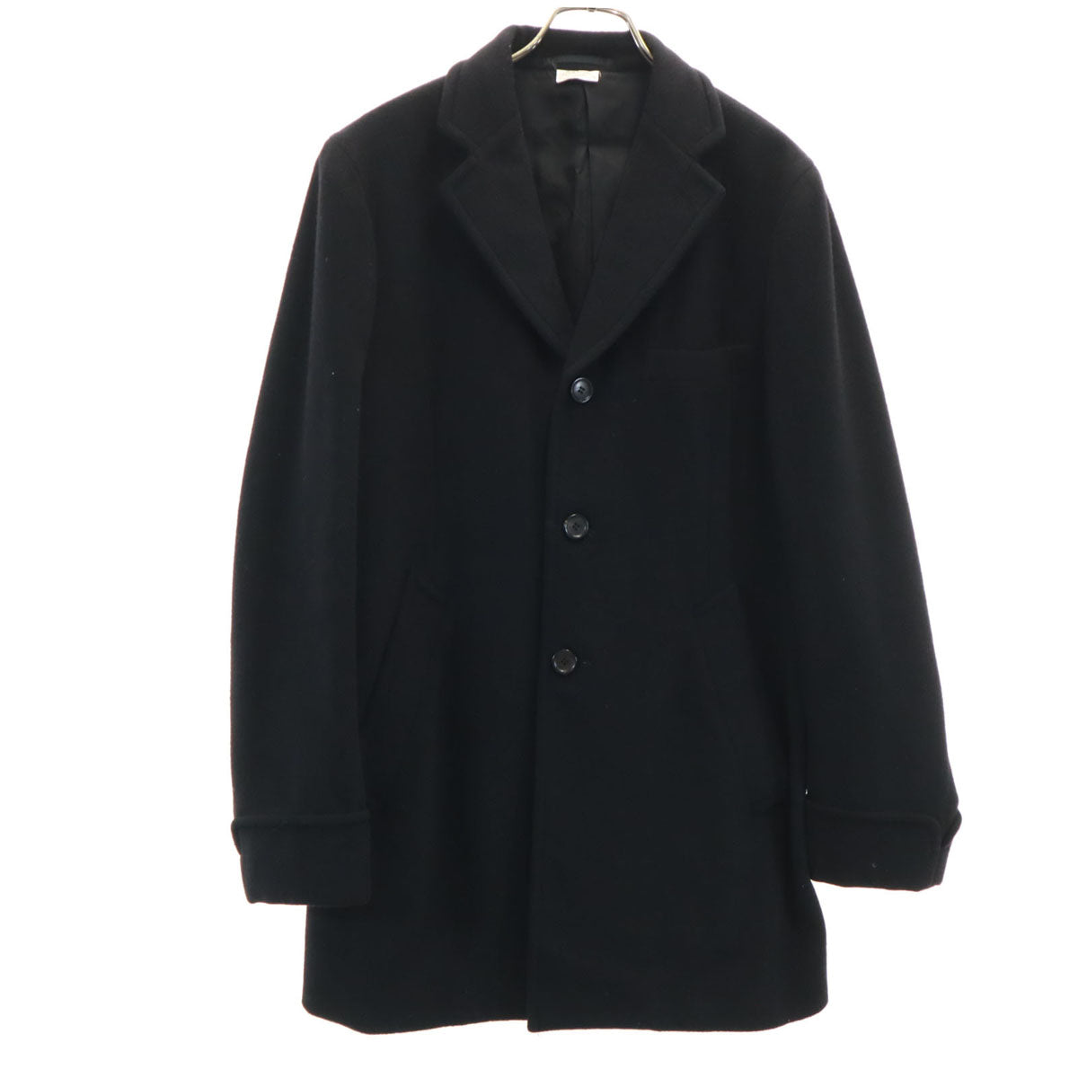 COMME des GARCONS HOMME DEUX Wool Cashmere Coat Black Size S