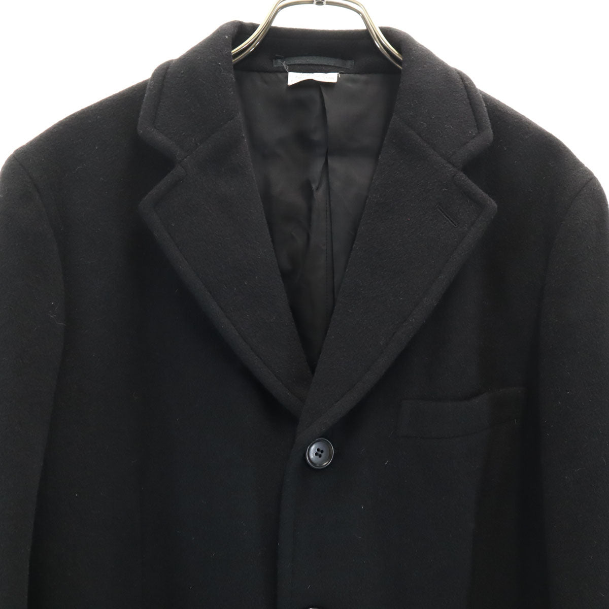 COMME des GARCONS HOMME DEUX Wool Cashmere Coat Black Size S