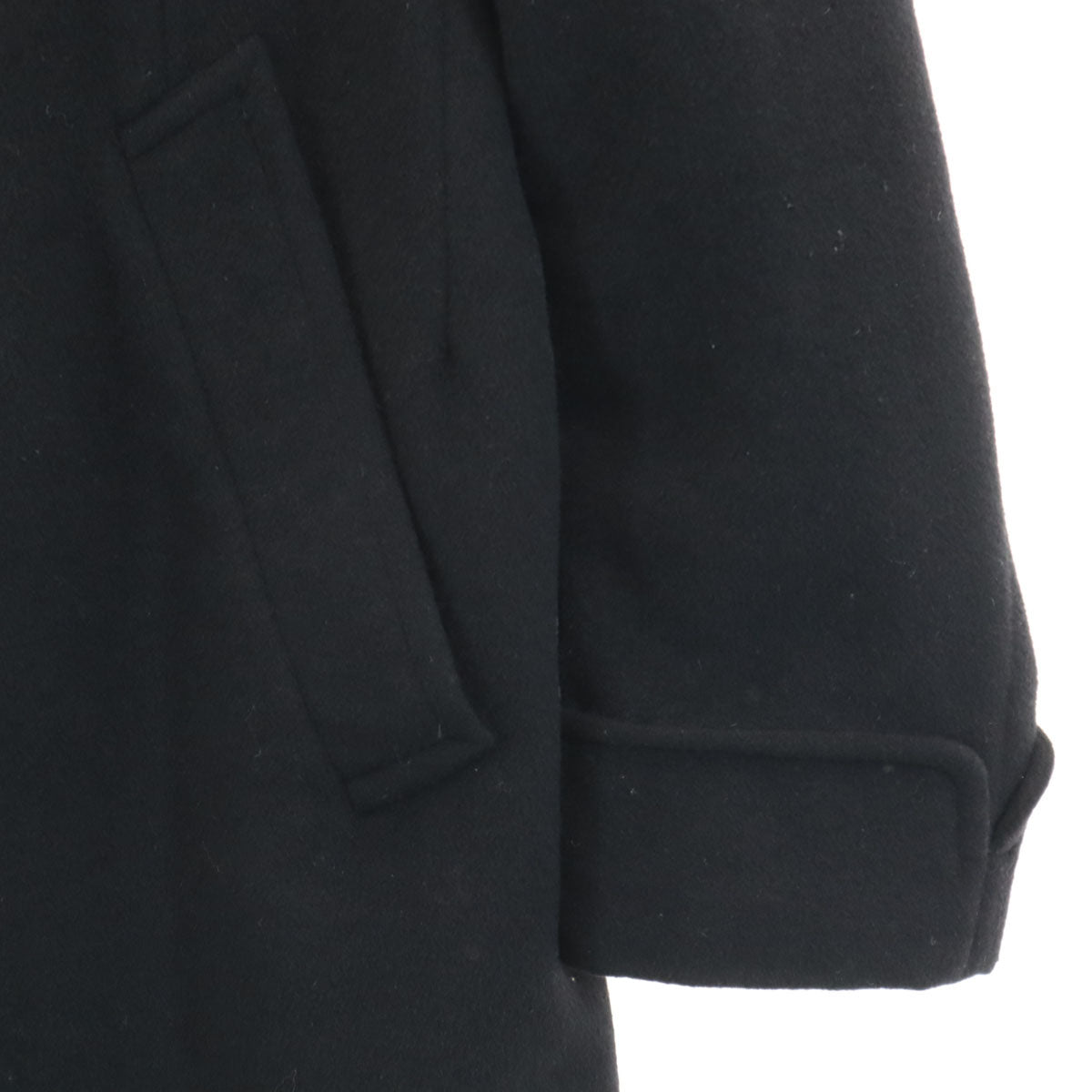COMME des GARCONS HOMME DEUX Wool Cashmere Coat Black Size S