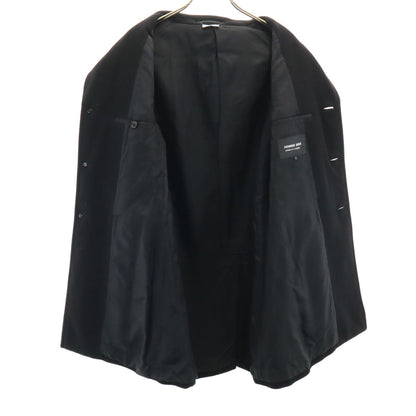 COMME des GARCONS HOMME DEUX Wool Cashmere Coat Black Size S